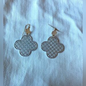 Sweet costume earrings in silver and gold tones